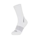 JustWears EndureMore™ Performance Mens Sports Socks, 1 Pair | Cushioned Anti-Blister Running Sock Set with Compression Arch Support & Breathable AirShaft™ Ventilation for Sweat | Active Gift for Men
