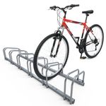 VOUNOT 6 Bike Stand Floor or Wall mounted bike rack for garage Bicycle Parking rack Cycle Storage Locking Stand