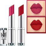 MI FASHION 100% Veg and Vitamin e Enriched Long Stay Soft Matte Addiction Lipstick (Deep Magenta, Magic Red, 7 g)