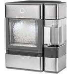 GE OPAL01GENKT Profile Opal | Countertop Nugget Ice Maker with Side Tank | Portable Ice Machine Makes up to 24 lbs. of Ice Per Day | Stainless Steel Finish