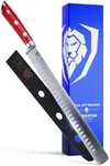 Dalstrong Slicing Knife - 12 inch Slicer - Gladiator Series - Granton Edge - High Carbon German Steel - Crimson Red ABS Handle Kitchen Knife - w/Sheath - BBQ Brisket Carving Knife - NSF Certified