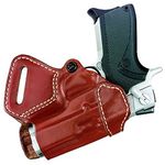 Gould & Goodrich 806-G17LH Gold Line Small Of Back Holster - Left Hand (Chestnut Brown) Fits GLOCK 17, 19, 22, 23, 31, 32, 36.