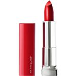 Maybelline New York Color Sensational Made for All Lipstick, Ruby For Me, Satin Red Lipstick, 0.15 Oz