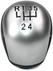 Perilla de cambio manual palanca de cambio de 5 velocidades transmisión de cubo de mango superior negro para Citroen C5 2001 2002 2003 2004 2005 2006 2007 2008 para Peugeot 407 RCZ