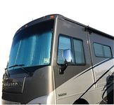 RV WINDOW SUNSHADE REFLECTOR KIT. COMMERCIAL GRADE , DOUBLE THICKNESS. TOTAL COVERAGE: 48" X 108"(WINDSHIELD) 24" X 216" (SMALLER WINDOWS) CLASS A MOTORHOME