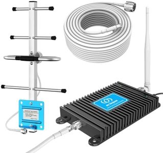 Cell Phone Signal Booster Dual Bands Phone Booster ATT 5G 4G LTE 700MHz Band 12/17/13 FDD Cell Booster Antenna Kits for Home and Office, Faster 5G/4G, Voice Calls, FCC Approved