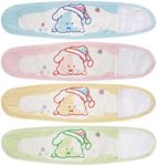 Liitrton 4 PCS Cartoon Pattern Cotton Baby Infant Umbilical Cord Belly Band for 0-12 months (Random Color, Cute Dog)