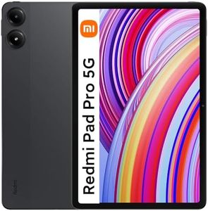 Xiaomi Redmi Pad Pro Tablet 12.1 Inch 5G Buttery Smooth Display, 8+128GB 2024 Android Mi Tablet with 8MP Rear Camera 10000 mAh Battery up to 33.9 Days Battery Life WiFi Pad, Black