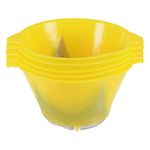 uxcell 5Pcs Paint Strainer 150 Micron 106mmx70mm Cone Paint Screen Funnel Metal Mesh for Screening Paint Gasoline Fuel Yellow