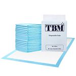 TBM 25 x Incontinence Bed Pads 60x90 cm Disposable Bed Pads For Adults Children Incontinence Sheets Absorbent Bed Protectors for Incontinence