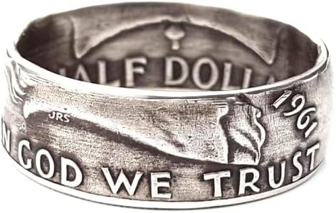 Coin Ring | .90 Silver | FRANKLIN HALF DOLLAR COIN RING