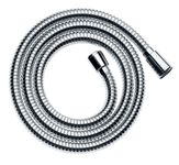 hansgrohe Sensoflex metal shower hose 2.00 m, anti-kink and tangle free, chrome effect 28134000