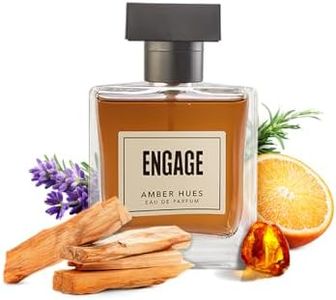 Engage Amber Hues Perfume for Men Long Lasting Smell, Ambery and Warm Fragrance Scent, for Special Occasions, Gift for Men, Free 3ml tester, 100ml
