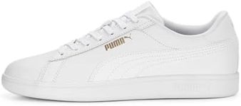 PUMA Men's Smash 3.0 L Sneaker, Whi