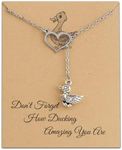 KUIYAI Duck Gift Duck Lover Gift Don’t Forget How Ducking Amazing You Are Inspirational Gift for Friends (ducking amazing card neEU)