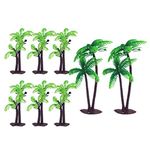 Toyvian Cupcake Toppers Cupcake Toppers Cupcake Toppers 8PCS Green Tree Cupcake Topper Palm Tree Dessert Decorations Bakery Supplies for Birthday Wedding Party Cupcake Ornaments Cupcake Decorating