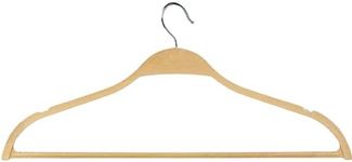 50 Pack Heavy Duty Wood-Like Plastic Hangers | Slim, Non Slip Design with 360° Rotatable Anti Rust Hook | Thin Hangers for Clothes | Heavy Duty, Space Saving for Closet, Adult Clothes, Coat, Suit