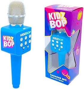 Kidz Bop Kids Karaoke Microphone, Hit Music Brand for Kids, Gift for Girls and Boys 3, 4, 5, 6, 7+, Years Old