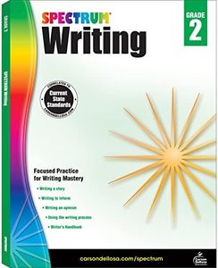 Spectrum Writing Workbook Grade 2, Ages 7 to 8, Second Grade Writing Workbook, Informative, Opinion, Letters, and Story Writing Prompts, Writing Practice for Kids - 112 Pages