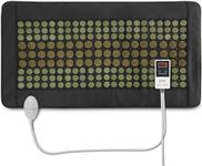 UTK Far Infrared Heating Pad for Back, Full Back Infrared Heating Pad, Weight Heating pad with132 Jade & 54 Tourmaline Stones,160 Watt Fast Heat Up, Larger Size:21x38 Inches