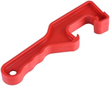 Plastic Bucket Lid Opener, Manual Plastic Paint Can Opener Wrench Home Garage Office Lid Opener Tool(red)