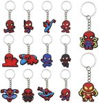 14Pcs Spider Man Keychains Party Ba