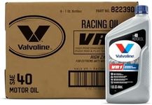 Valvoline VR1 Racing SAE 40 High Performance High Zinc Motor Oil 1 QT, Case of 6