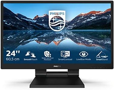 Philips 242B9T- Monitor Táctil para PC de 24 Pulgadas FHD (Portátil IPS, resolución 1920x1080, LowBlue Mode, VESA, Altavoces, HDMI, Displayport, USB)