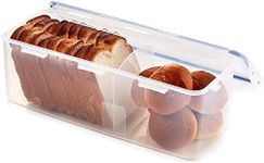 EQUALITY OVERSEAS Plastic Air-Tight Container Bread box-4000ml (Rectangle -Transparent)