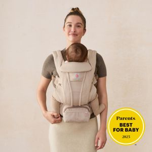 Ergobaby Omni Deluxe Baby Carrier – Beige, Adjustable Ergonomic Design