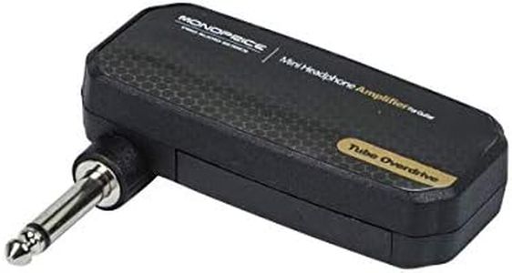 Monoprice 611502 Mini Headphone Amplifier for Guitar, Tube Overdrive"