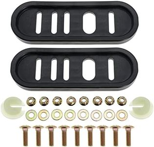 490-241-0010 Snowblower Skid Slide Shoes, Snow Thrower Slide Shoes with Mounting Hardware Kit for Craftsman Troy-Bilt MTD Yard Machines Snow Thrower and for Most 2-Stage and 3-Stage Snow Thrower