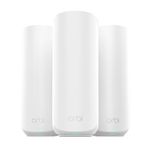 NETGEAR Orbi 370 Series | WiFi 7 Mesh System | RBE373 | Mesh WiFi Router + 2 Satellites | Up To 3.6 Gbps Speed | Covers 4,500 sq. ft | 70 Devices | 2.5GB Internet Port | Dual Band BE3600