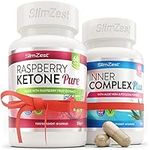 Raspberry Ketone Weight Loss Pills That Work Fast for Keto Diet w/Natural Cleanse Duo - Raspberry Ketones Max Strength - Supports Metabolism, Appetite Control & Energy Levels - Formulated in The UK