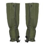 PATIKIL Leg Gaiters, Waterproof Shoe Covers Hiking Gaiters Snow Boot Gaiter for Men & Women, Olive Green, M