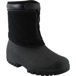 Savage Island Fleece Lined Quick Zip Thermal Snow Rain Waterproof Boots, Black, 10 UK