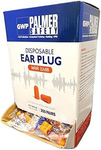 ATERET Earplugs 200 Pairs I 32db Noise Cancelling Soft Disposable Ear Plugs I Safety Hearing Protection for Travel Concert Hunting Shooting Range Work Construction