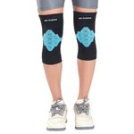 GoChamps Knee Support | Relief for Arthritis, Sports Injuries, Strain or Sprain, Bursitis | Breathable, Stretchable Knit Fabric | Anti-Slip, Lightweight, Versatile | Japanese Technology | For Men & Women | Size- X-Large