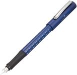 Faber-Castell Ergonomic Grip 2010 Trend Fountain Pen, Blue-Light – Medium, (40-140915)