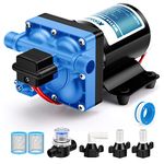 Kohree RV Fresh Water Pump 3.5GPM 55PSI 12V DC Diaphragm Water Pump with Pressure Switch for RV, Marine, Yacht, Caravan.