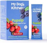 PupSip Dog Hydration Mix – Berry Boost | Electrolytes & Non-GMO Superfoods for Active Dogs, Fast Rehydration for Hikes, Training & Travel, 12 Sticks