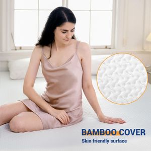 Memory Foam King Mattress Topper 7cm – Bamboo Cover, Back Pain Relief