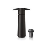 Original Vacu Vin Wine Saver Pump and Preserver with Wine Stoppers Vacuum Sealer, Pump and Vacuum Stopper Black Wine Set Keeps Wine Fresher for Longer