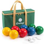 Crobyi Bocce Balls Set, 90mm Regula