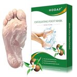 2 Pairs Foot Peel Mask for Hard Skin,Teatree Exfoliating Foot Peeling Mask for Dead & Dry Skin,Cracked Heel Treatment Socks,Plant Formula Moisturising Socks,Callus Remover Foot Mask,Feet Care