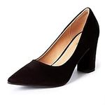 Heel The World Black Pumps for Wome