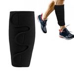 47CM Calf Support Brace, Adjustable Calf Compression Sleeve Ergonomic and Flexible Calf Shin Wrap Sleeve for Men and Women Torn Muscle Sprains Strains Swelling Edema Cramps Varicose Veins Shin Splints