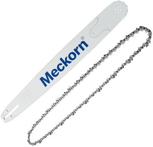 Meckorn 24 Inch Chainsaw Guide Bar Saw Chain Combo 3/8" Pitch 0.050" Gauge 84 Drive Links Tail Mount D176 Fits Echo CS-590 CS-660 CS-670 CS-680 CS-600P Replaces for 24D0AS3884C, 240RNDD176,72LPX84CQ