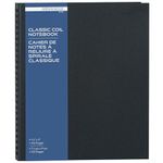 Merangue Hardcover Spiral Notebook, Narrow Ruled, 9 x 7-1/4 Inches, 96 Sheets, Blue