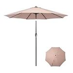 9 Ft Patio Umbrella with Push Butto